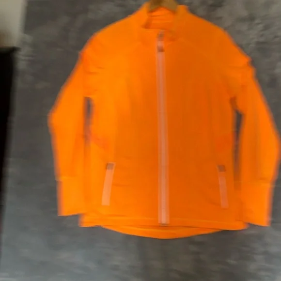 Tangerine Women's Bright Orange Zip-up Jacket Size XL - Picture 2 of 10